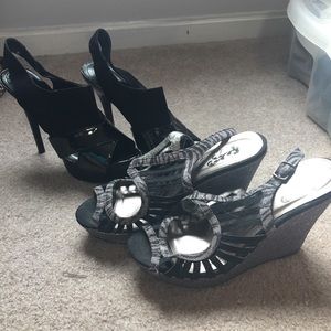 Lot of 2 size 8 heels